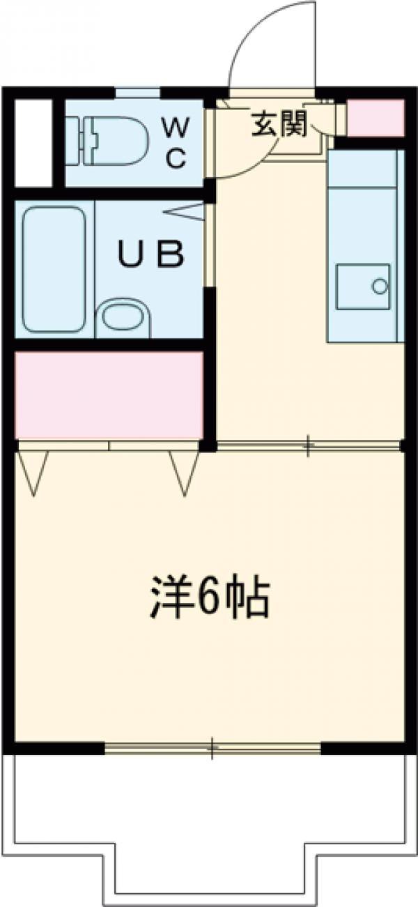 グランドール国立の間取り