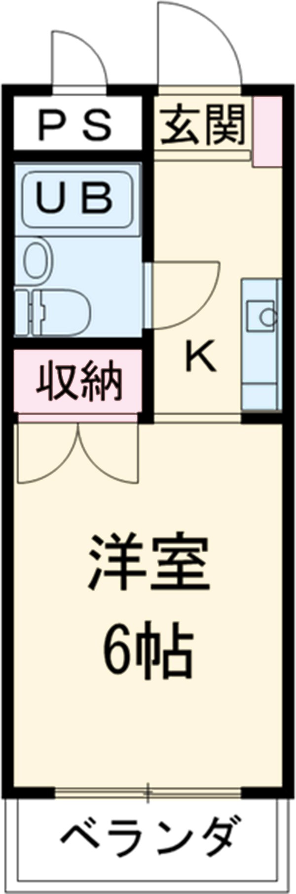 サンライズ昭島の間取り