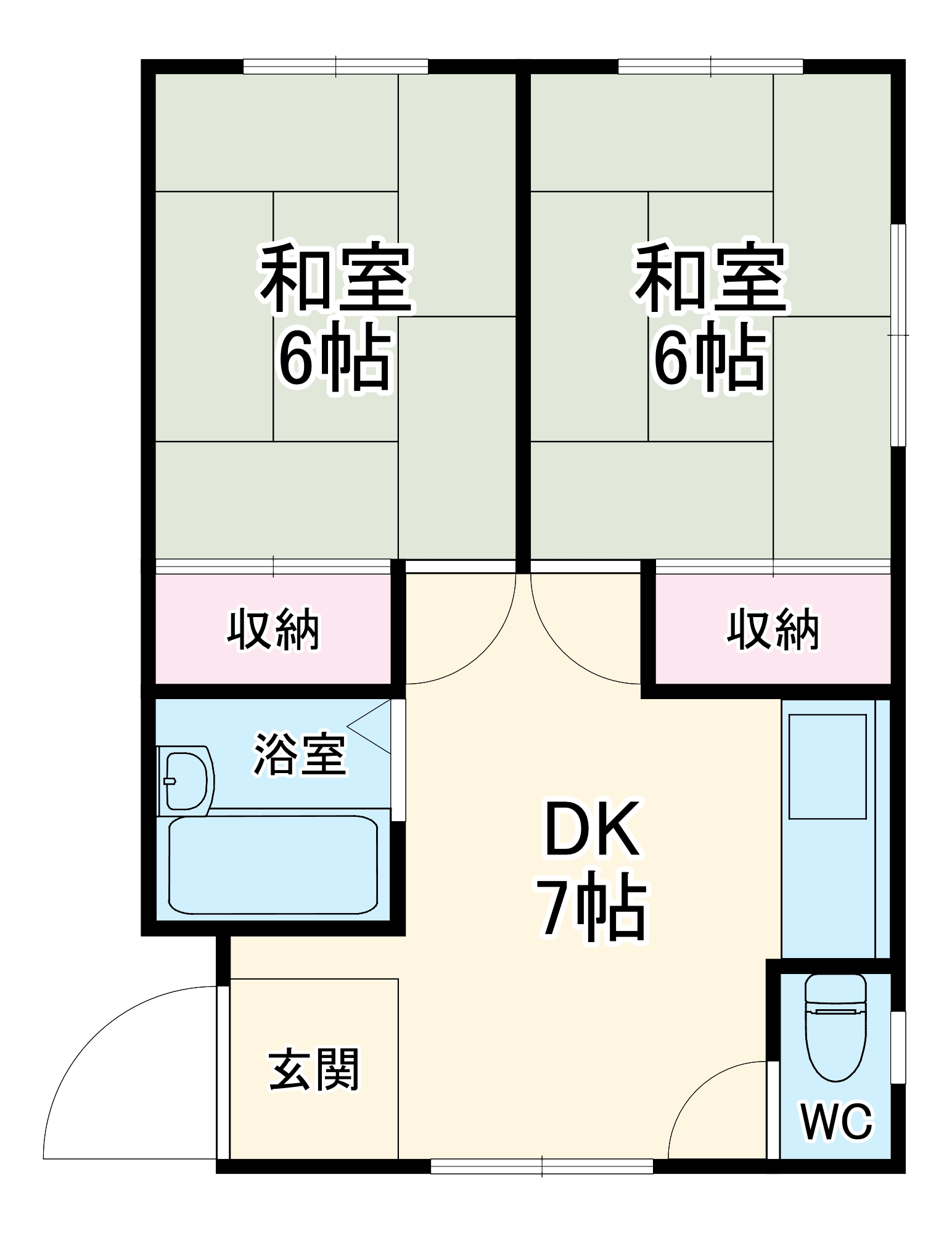 ハイツこづか の間取り