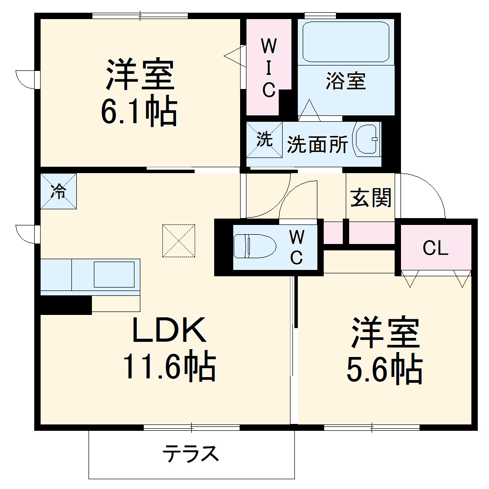 リレータウンの間取り