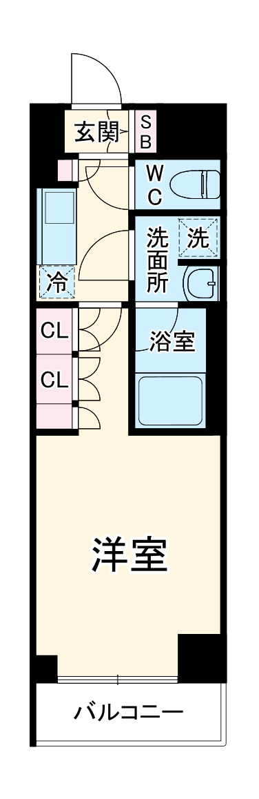 ルーブル川崎貝塚参番館の間取り