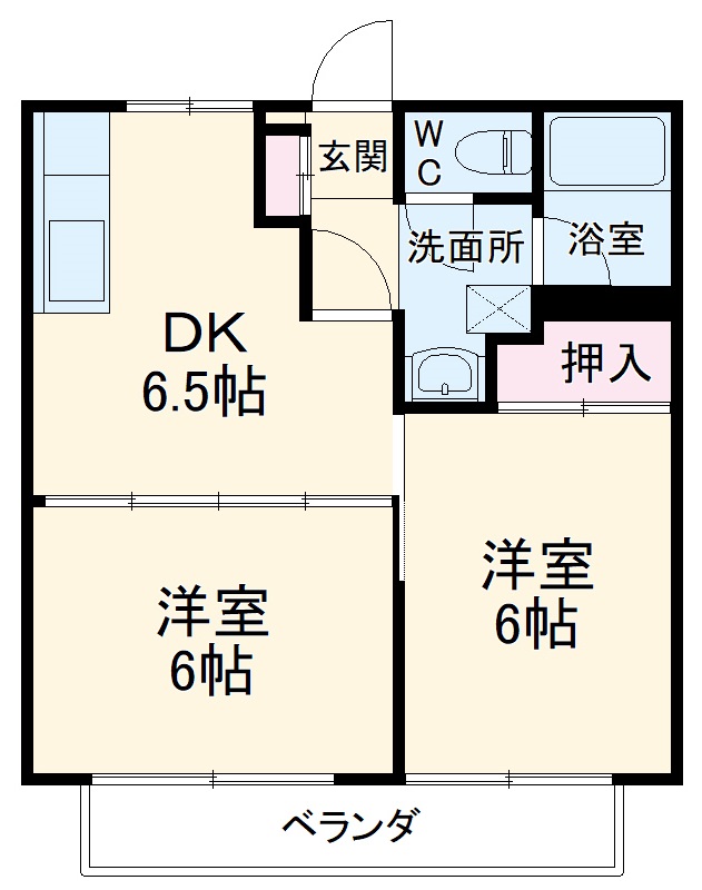 メゾン三ツ橋の間取り
