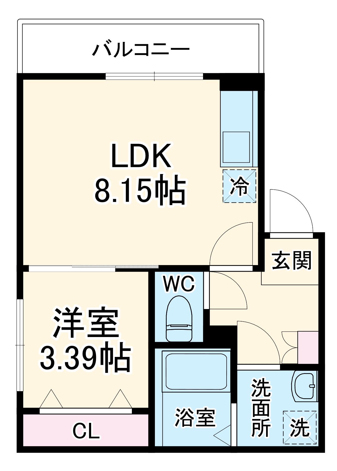 YK南流山の間取り