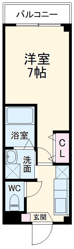 AILE石橋Ⅱの間取り