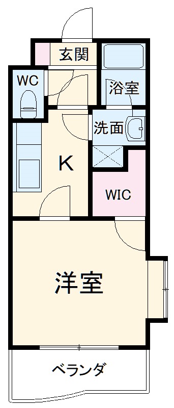 サニーハイツ三園Ⅱの間取り