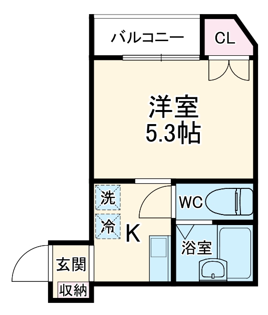 イーリスコート片瀬江ノ島の間取り