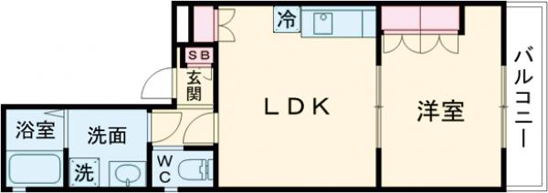 Lycoris西小山の間取り