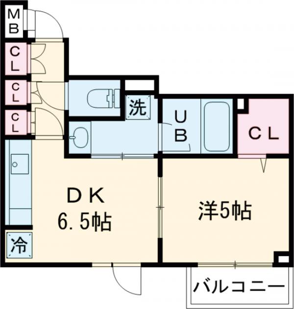 ベルアルシェ東高円寺の間取り