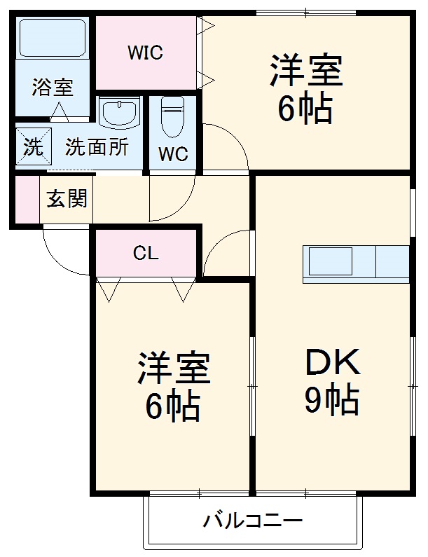 コート/ラデュレBの間取り