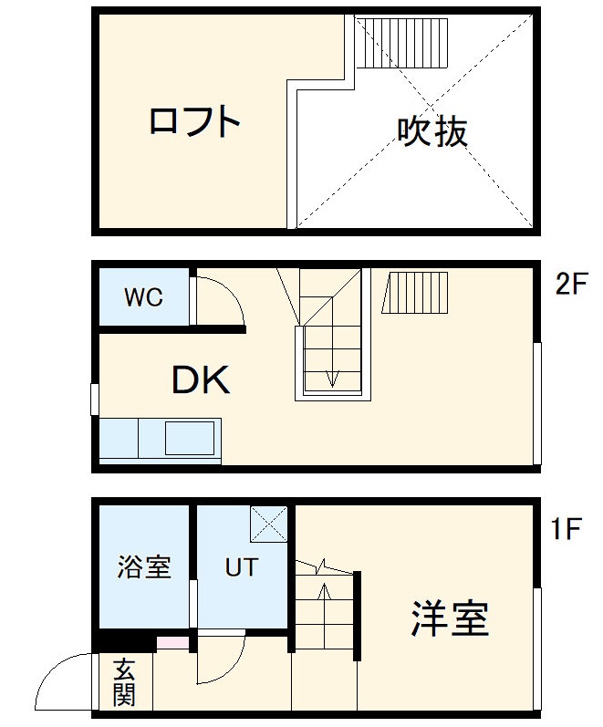 TOMOS八田の間取り