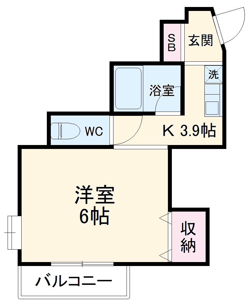 上大槻ハイツの間取り