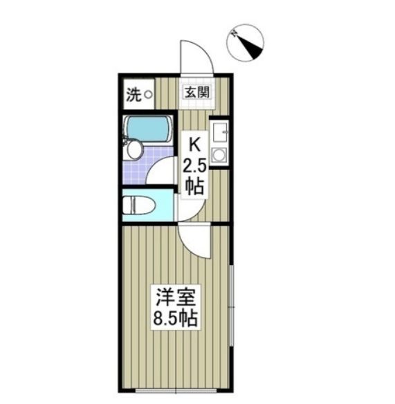 エルヴィータ上新井の間取り