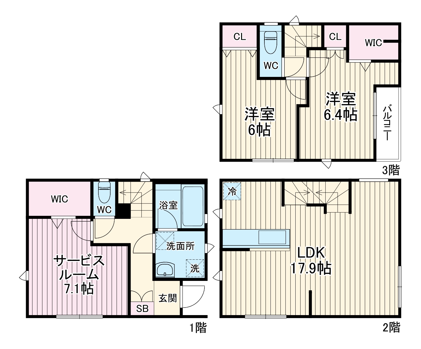 Kolet久地#02の間取り