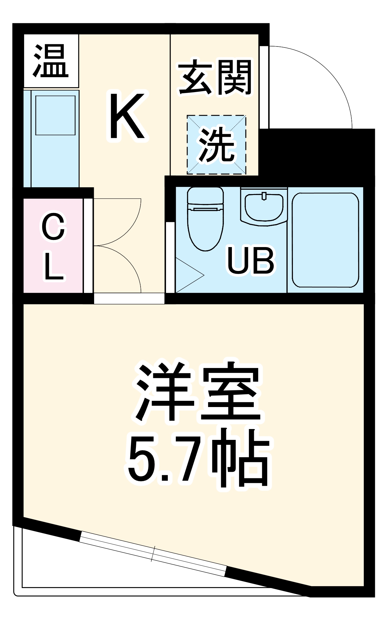 リヴェール上石川の間取り