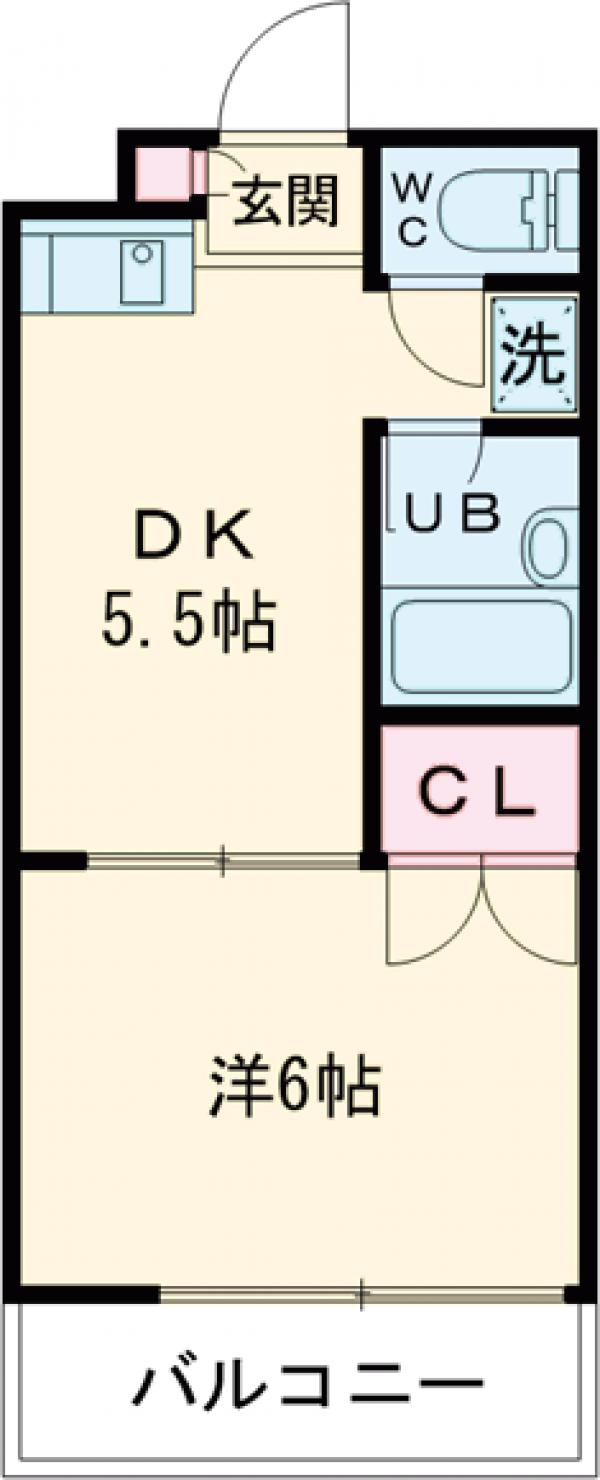 グランデ国立の間取り