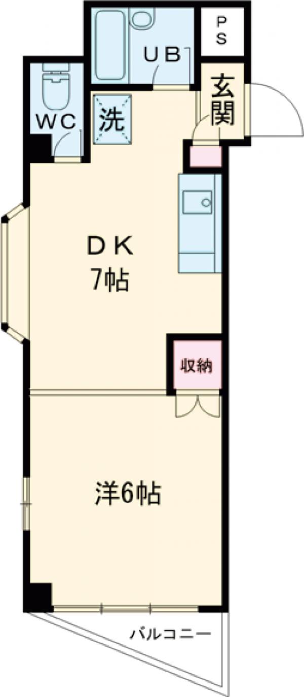 グランデ国立の間取り