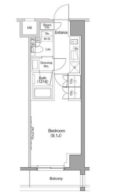 ザ・パークハビオ恵比寿プレイスの間取り