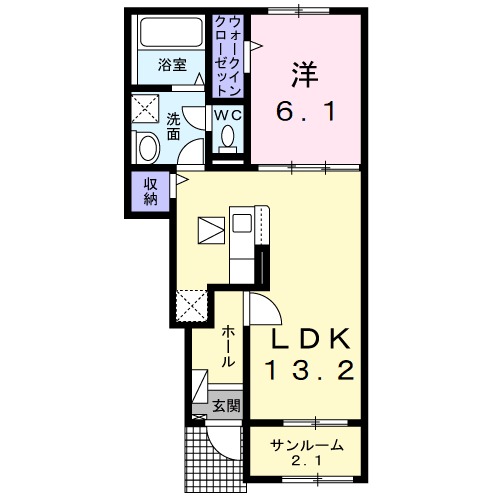 エクセランⅡの間取り