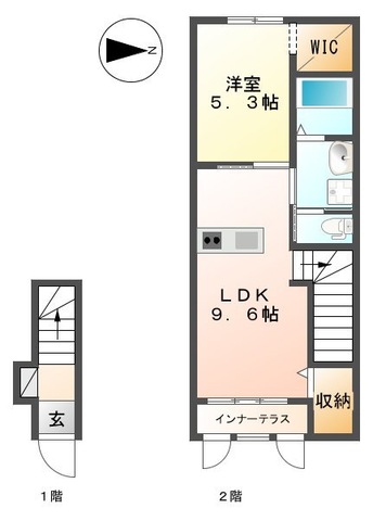 サンライフ神守Ⅴの間取り