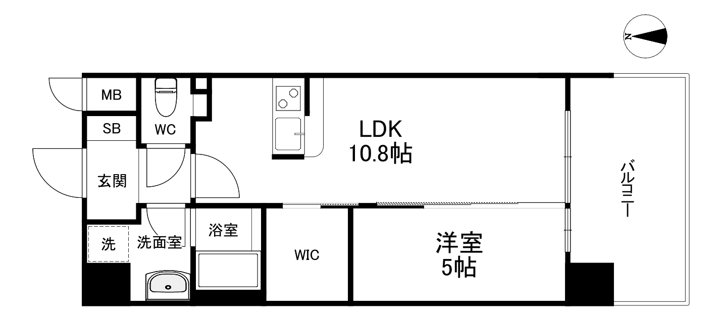 ATKレジデンスなんばの間取り