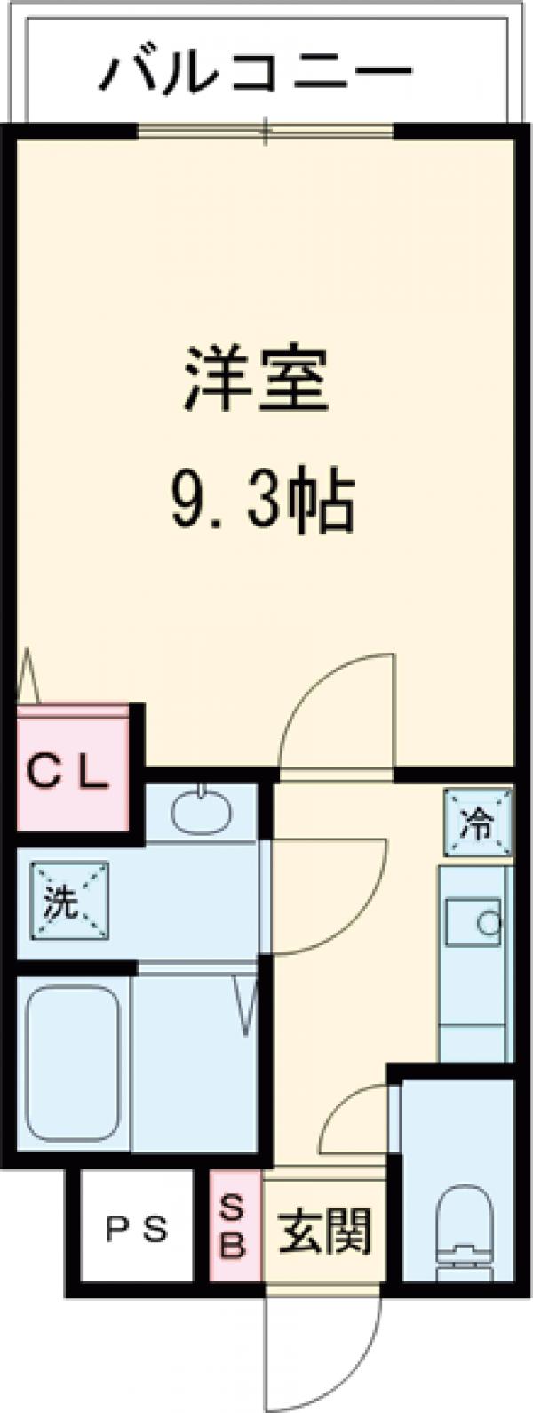 SOLID南千住・202号室の間取り