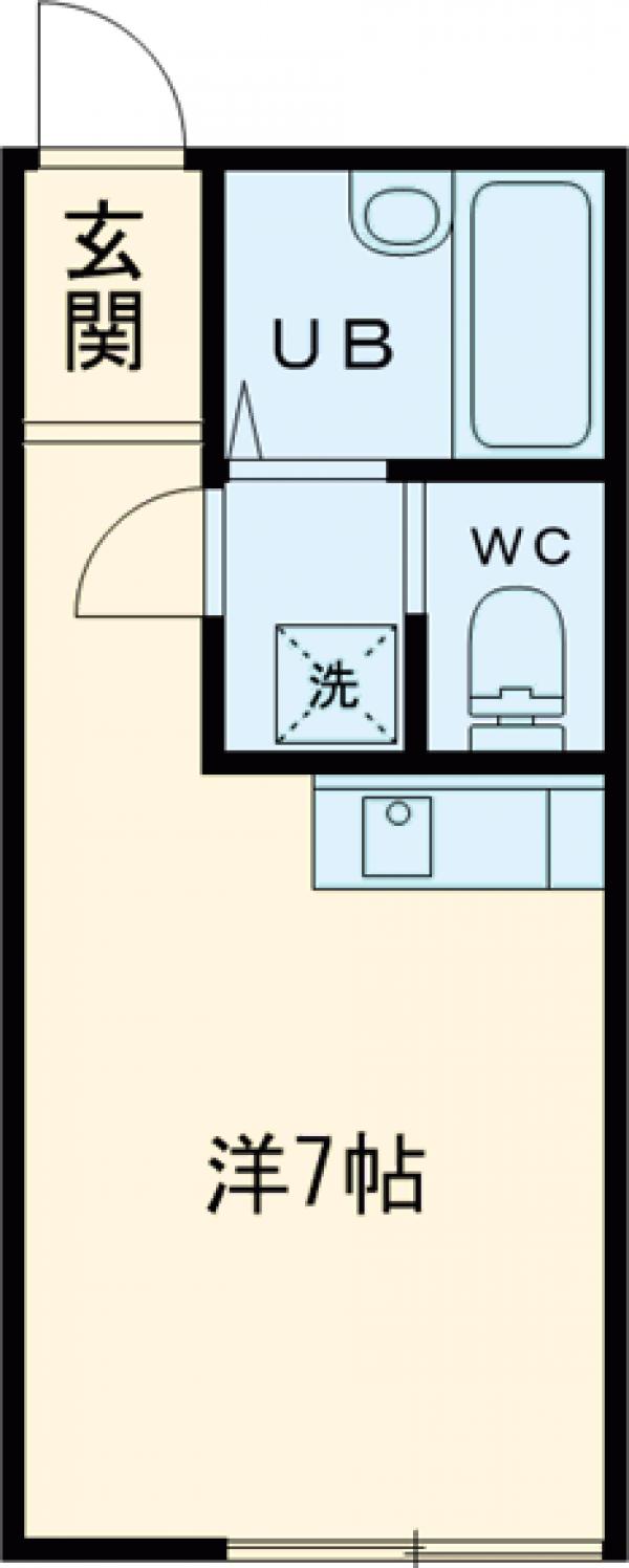 サニーグレイス国立の間取り