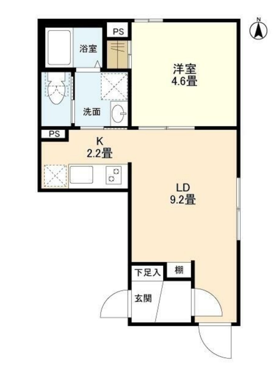 ウェルスクエア多摩川矢口・303号室の間取り
