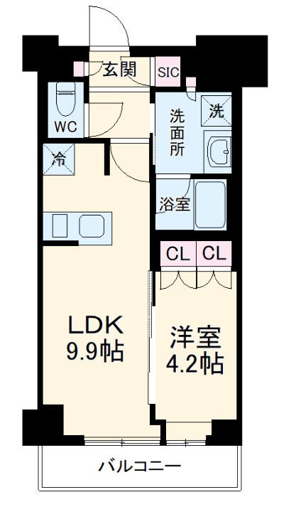 ラティエラ武蔵小杉の間取り