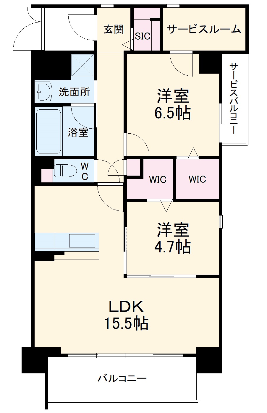 ラ プロスペリテの間取り