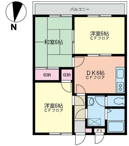 メゾンドゥオーシャンの間取り