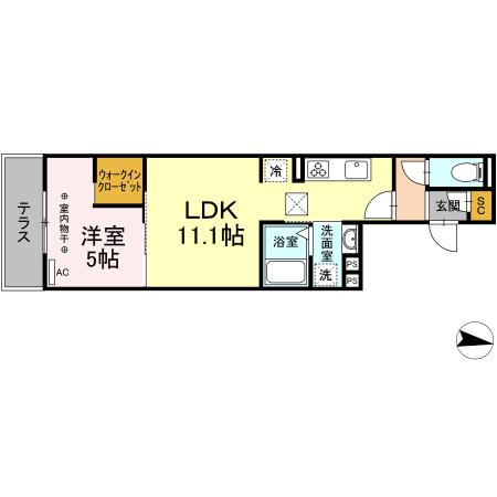 フェリシオ成子坂の間取り