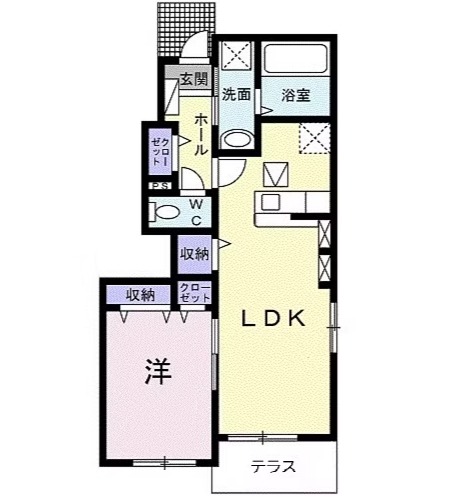 アテナ Aの間取り