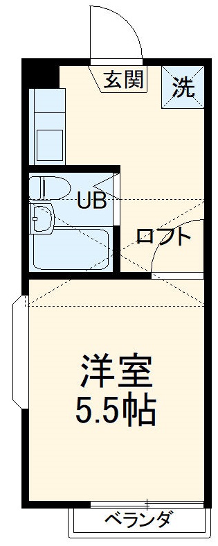 RARA東海大学前NO2の間取り