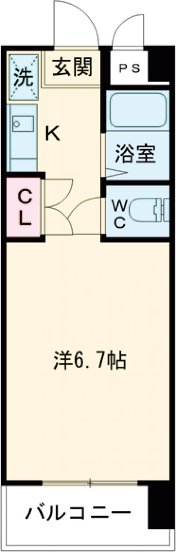 上石原の完工年月(1989年3月)築の賃貸マンションの間取り