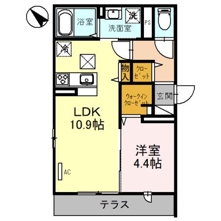arc-en-cielの間取り