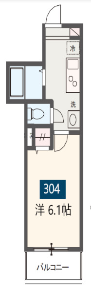 MELDIA稲城長沼の間取り