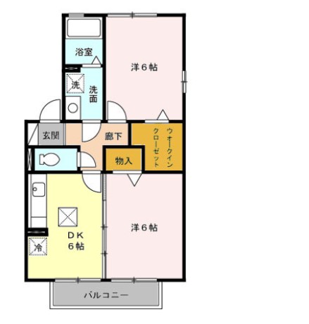 プロスパーBの間取り