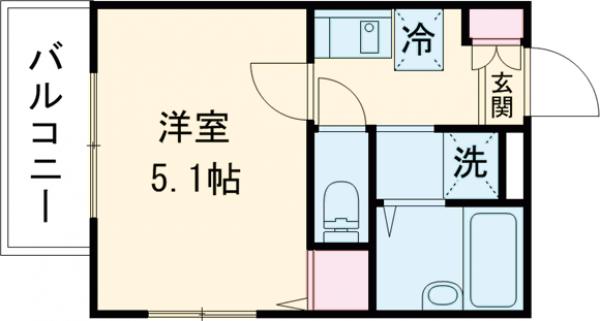 MELDIA西新井大師西の間取り
