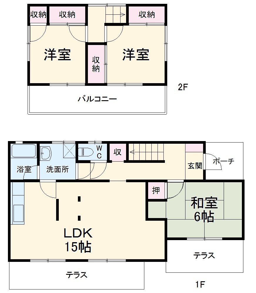 上尾市大字上野戸建の間取り