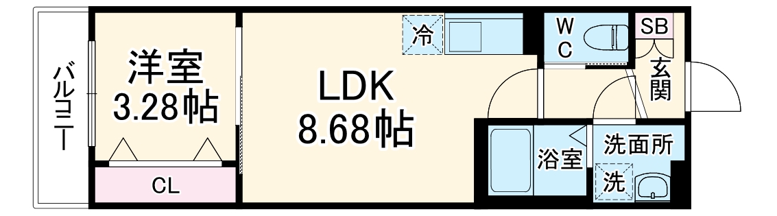 プラセル検見川の間取り