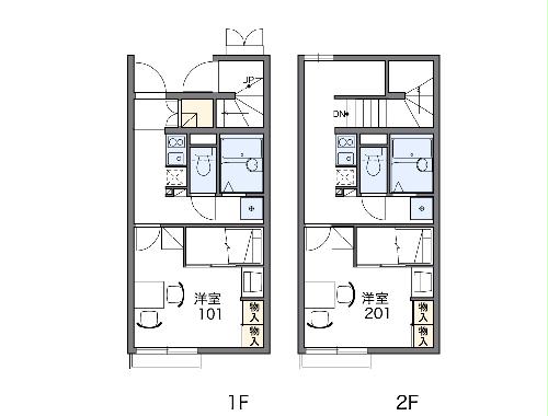 レオパレスメルベーユの間取り