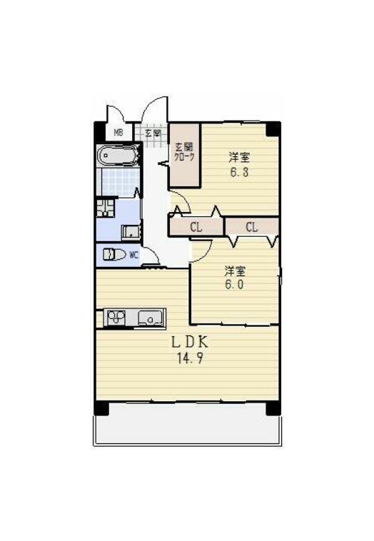 Bel Fiore(ベル・フィオーレ)千種 の間取り