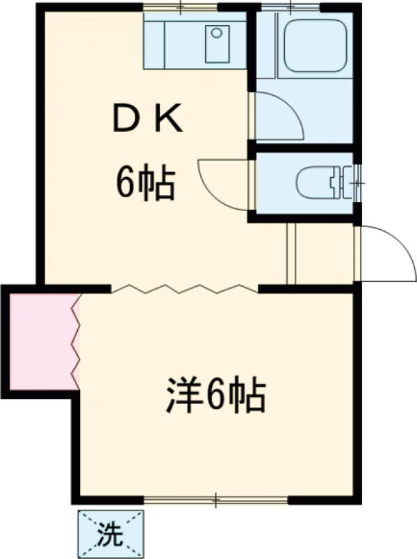 東條ハイツの間取り