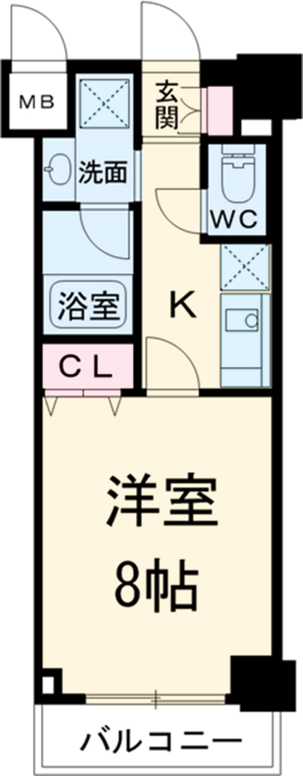 ベルヴュコート立川の間取り