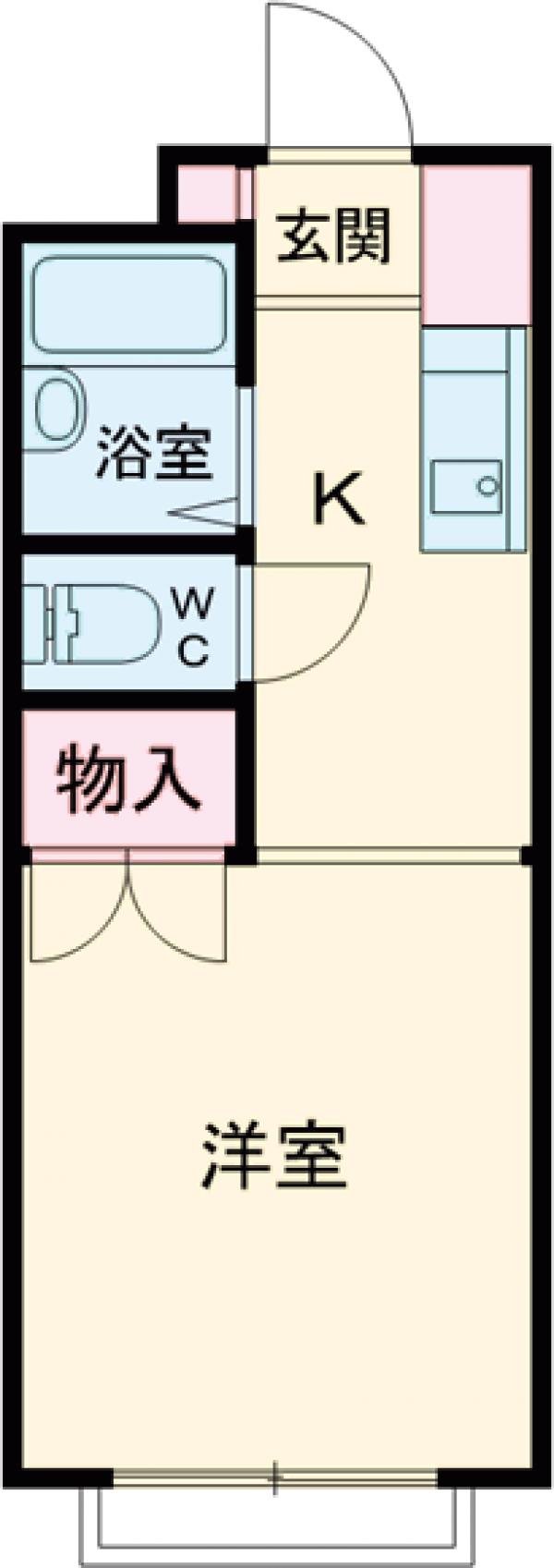 リリオン・ヴィレッジⅠの間取り