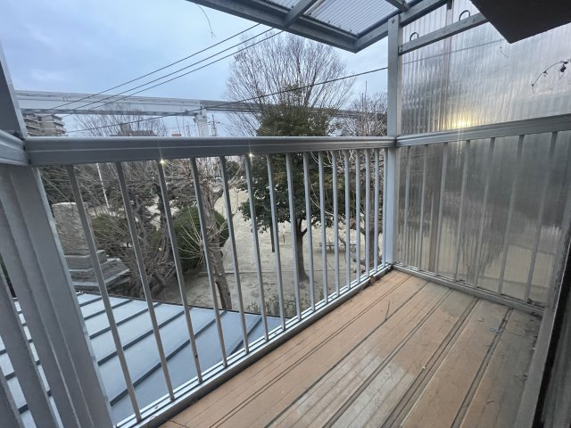 12/25 バルコニー