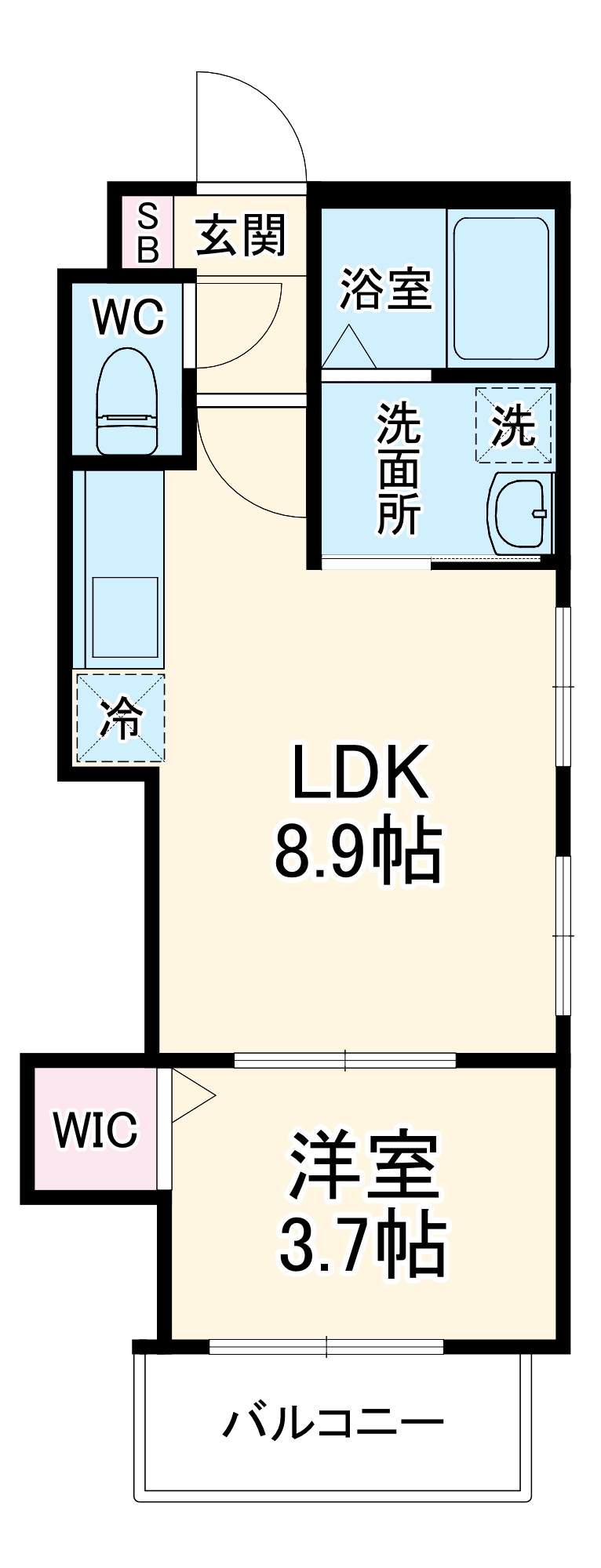Cherim鶴里の間取り