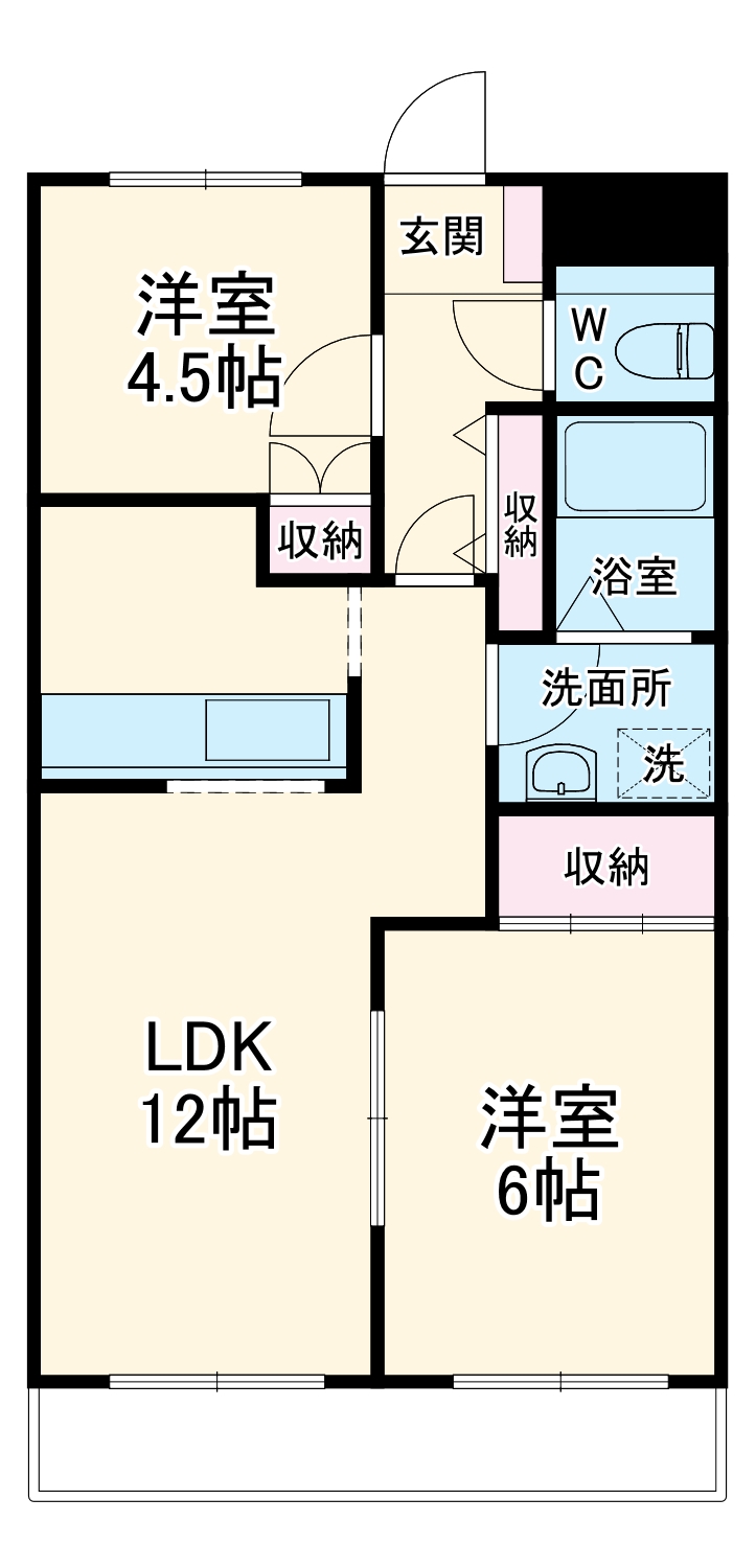 ビエント小机の間取り