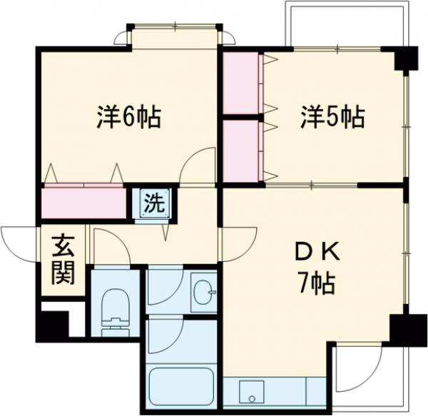ラ・ルース国立の間取り