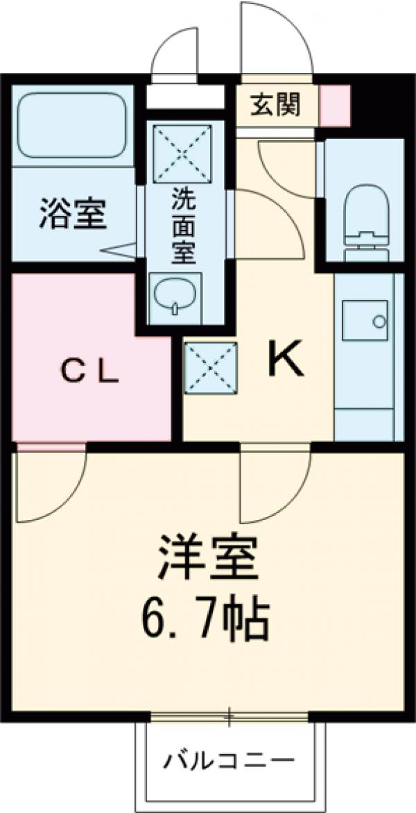 アムール 南街の間取り